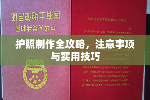 双清护照制作全攻略，注意事项与实用技巧