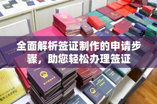 双清全面解析签证制作的申请步骤，助您轻松办理签证
