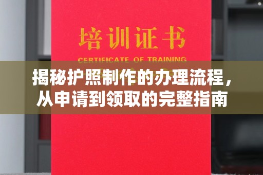 双清揭秘护照制作的办理流程，从申请到领取的完整指南