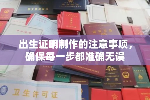 双清出生证明制作的注意事项，确保每一步都准确无误