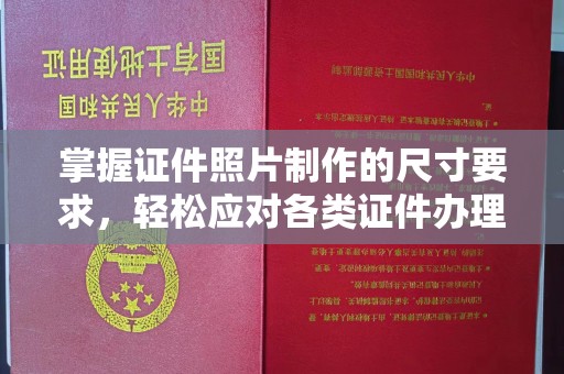 双清掌握证件照片制作的尺寸要求，轻松应对各类证件办理
