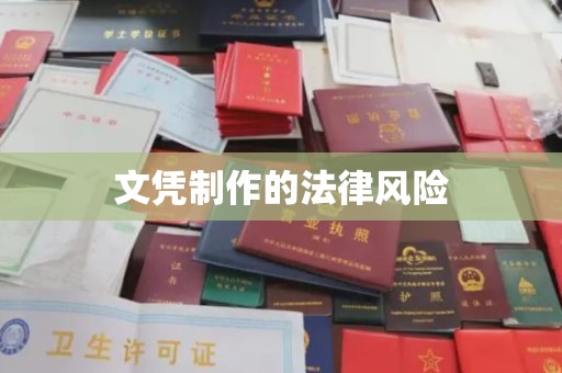 双清文凭制作的法律风险